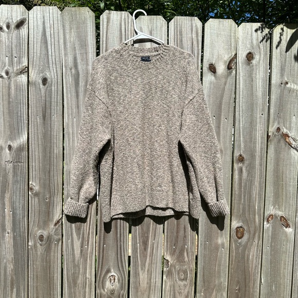 Abercrombie & Fitch Sweaters - Abercrombie & Fitch Cozy Oversized Brown Knit Sweater